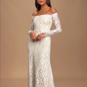 Romance dreamer lace off dress